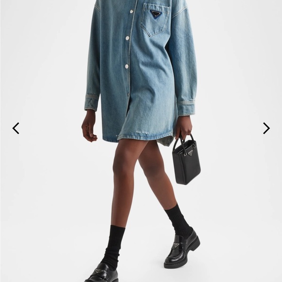 Prada Light Blue Denim Overshirt - Picture 2 of 3